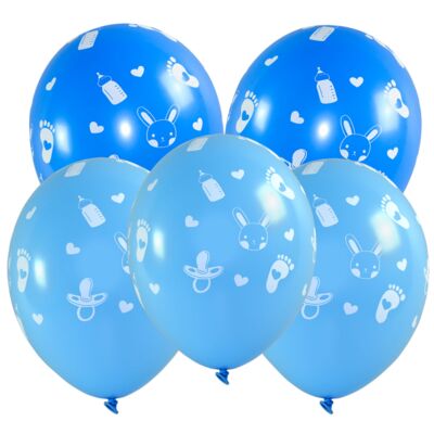 Balon Baby shower chłopiec 5 sztuk