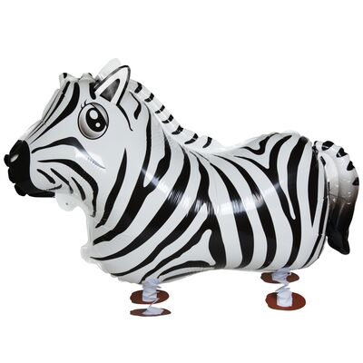 Balon foliowy chodząca zebra