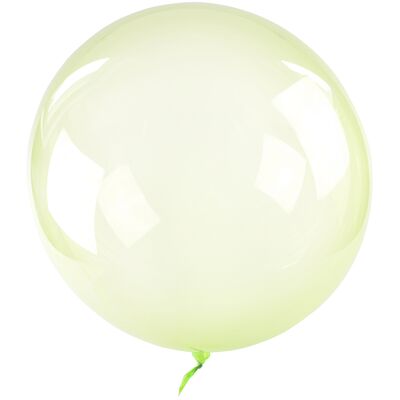 Balon Bubble limonkowy 50 cm