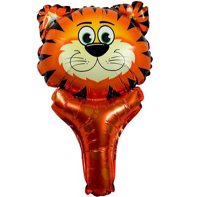Balon foliowy z uchwytem tygrys