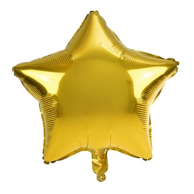 Balon foliowy gwiazda złoty