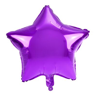 Balon foliowy gwiazda fioletowy