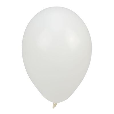 Balon pastelowy biały 10 sztuk