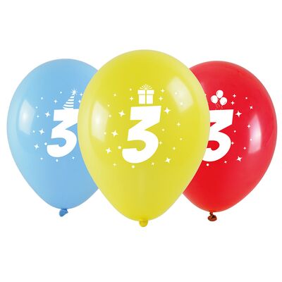 Balon z nadrukiem 3 3 sztuki