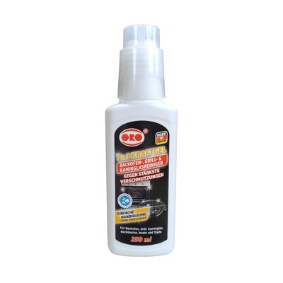 Żel do czyszczenia piekarników, grilli i szyb kominkowych 250 ml ORO