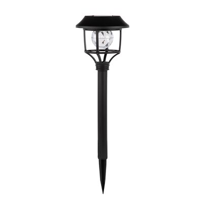 Lampa solarna wbijana 12 x 41,5 cm czarny