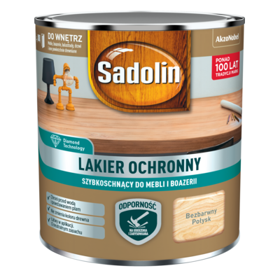 Lakier ochronny do mebli połysk 0,2 l Sadolin