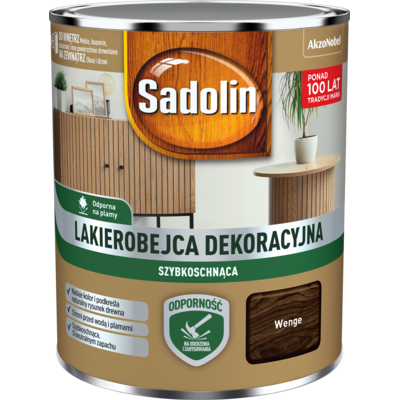 Lakierobejca Dekoracyjna szybkoschnąca wenge 0,7 l Sadolin
