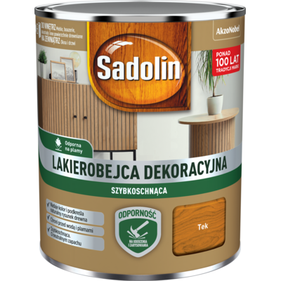 Lakierobejca Dekoracyjna szybkoschnąca tek 0,7 l Sadolin