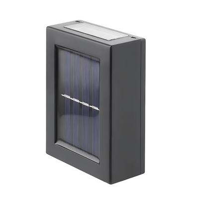 Kinkiet solarny 6 x 8 x 2 cm czarny