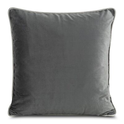 Poszewka dekoracyjna Melia 60 x 60 cm stalowy