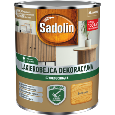 Lakierobejca Dekoracyjna szybkoschnąca sosnowy 0,7 l Sadolin
