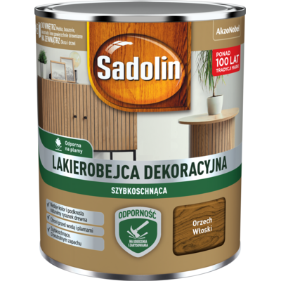 Lakierobejca Dekoracyjna szybkoschnąca orzech włoski 0,7 l Sadolin