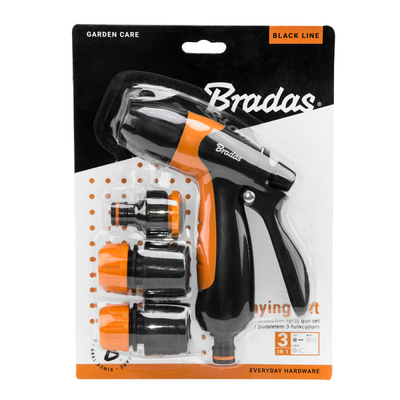 Pistolet regulowany z armaturą BLACK LINE BRADAS