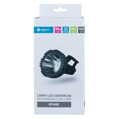 Latarka ręczna LED COB ładowalna 200 lm