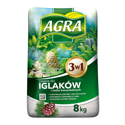 Granulat do iglaków 8 kg AGRA