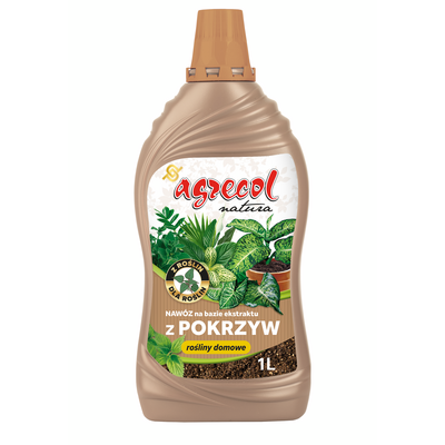 Nawóz na bazie ekstraktu z pokrzyw do roślin domowych 1 l Agrecol