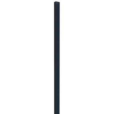 Słup gładki 60 x 40 mm 2 m antracyt RAL 7016