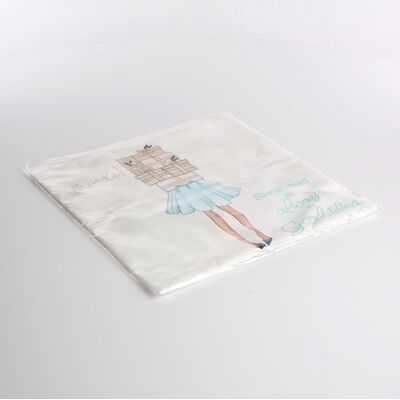 Poduszka dekoracyjna 40 x 40 cm Fashion biały