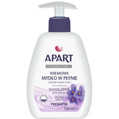 Kremowe mydło w płynie Fiołek APART Creamy Care 500 ml
