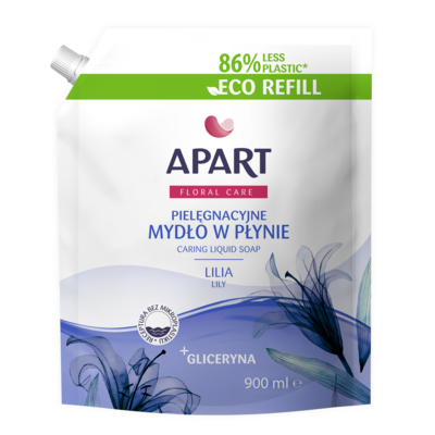 Mydło w płynie Lilia refill APART Floral Care 900 ml