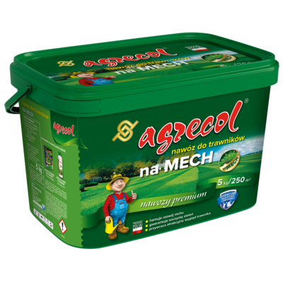 Nawóz do trawników na mech 5 kg Agrecol