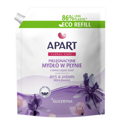 Mydło w płynie Irys  Jaśmin refill APART Floral Care 900 ml