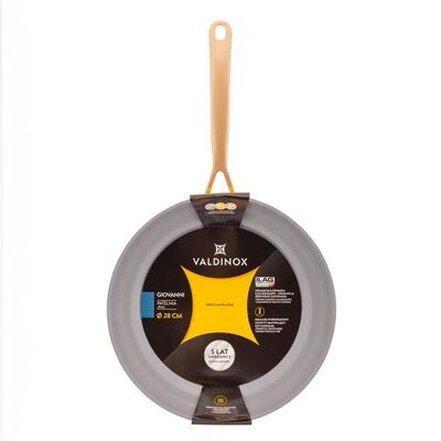 Patelnia Giovanni 28,5 cm Valdinox granatowo-szary