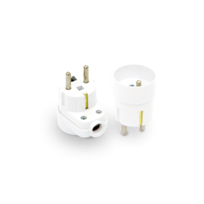 Wtyczka z uziemieniem Uni-Schuko z gniazdem 2P + Z WT-16U x G Timex
