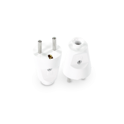 Wtyczka prosta z uziemieniem 2P + Z WT-30 Plastrol