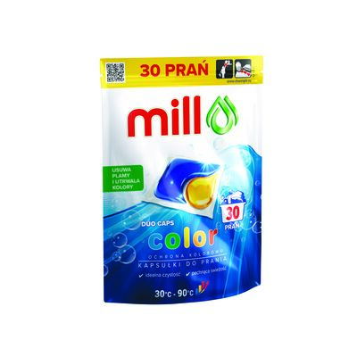 Kapsułki do prania color 30 sztuk MILL professional