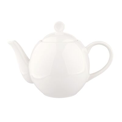 Imbryk porcelanowy Bella 900 ml opaska PVC beżowy