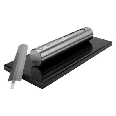 Biokominek Stainless czarny połysk
