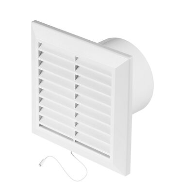 Wentylator łazienkowy WC100W biały, 0,49 kg, Ø100, włącznik pociągany AWENTA