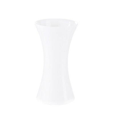 Wazon Klepsydra ceramiczny 12 x 12 x 23 cm biały