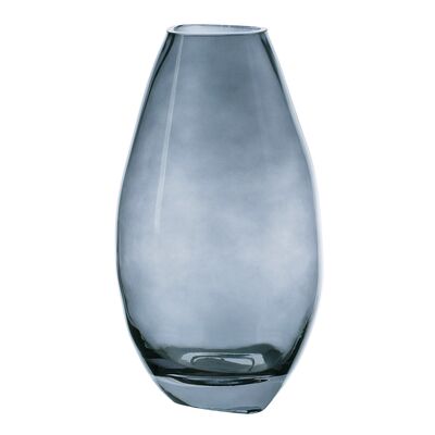 Wazon szklany 13,5 x 12 x 25,5 cm granatowy