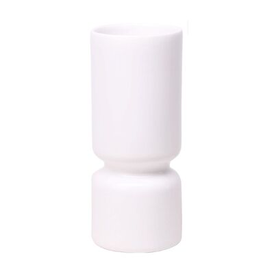 Wazon Thalia ceramiczny 8 x 8 x 22 cm biały