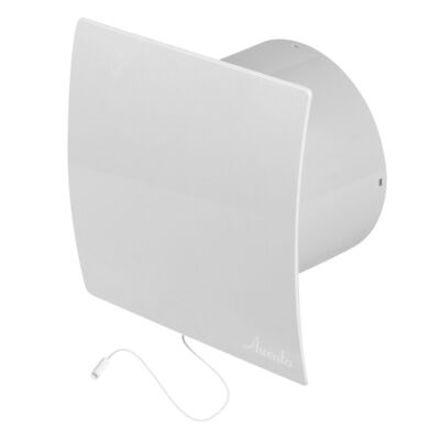 Wentylator łazienkowy WEB100W biały, 0,61 kg, Ø100, włącznik pociągany AWENTA