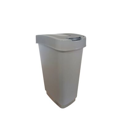 Kosz uchylny Domino 50 l szary