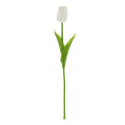 Tulipan 33 cm biały