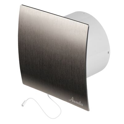 Wentylator łazienkowy WES100W srebrny, 0,61 kg, Ø100, włącznik pociągany AWENTA