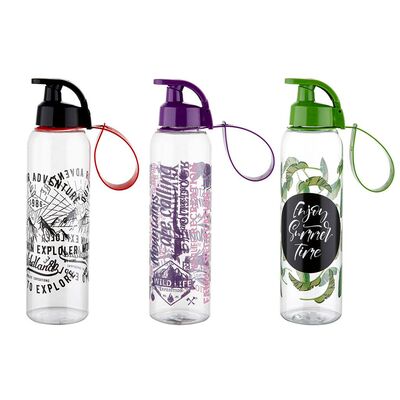 Butelka SPORT 750 ml z uchwytem mix kolorów