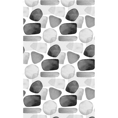Zasłona prysznicowa Rosa 180 x 180 cm kamyki wielokolorowy