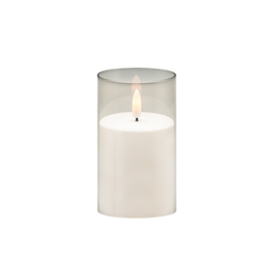 Świeca LED w plastikowej tubie 12,5 x 7 cm ciepły biały CORTINA