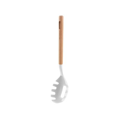 Łyżka do makaronu Aspen z drewnianym uchwytem 34,5 cm biały