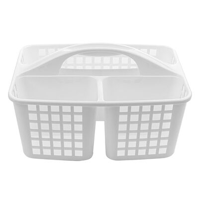Organizer 3-komorowy z uchwytem Capri biały