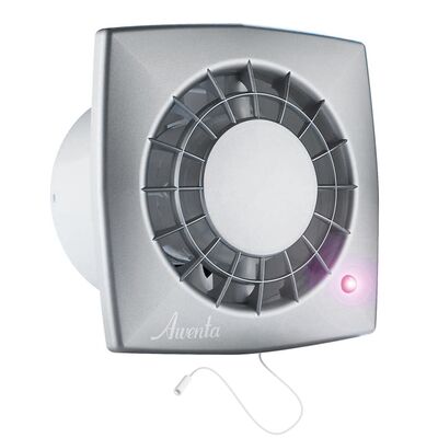 Wentylator łazienkowy WGS125W satyna srebrna, 0,7 kg, Ø125, włącznik pociągany AWENTA