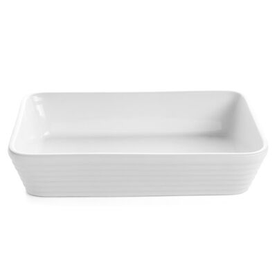 Naczynie ceramiczne Christo 34 x 23 cm 2,8 l prostokątne biały