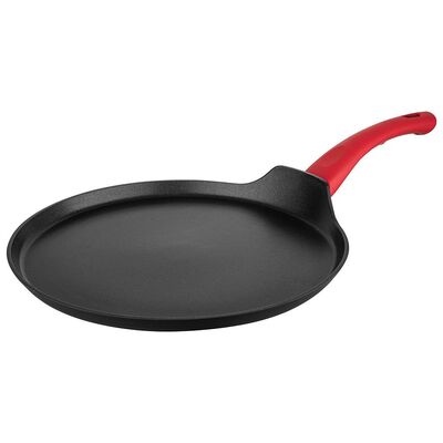 Patelnia aluminiowa Mars do naleśników 28 cm czarny