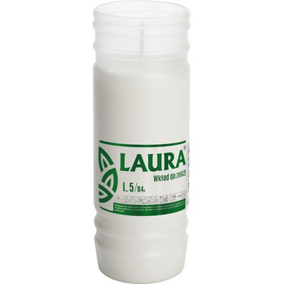 Wkład parafinowy do zniczy LAURA L5 84 h BISPOL